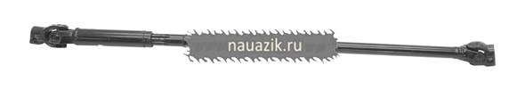 Вал рулевого управления карданный (шлиц крупный/клин диам. 20) (АДС) с ГУР Борисов УАЗ 3160