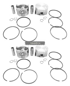 Поршень 95,5  (ЗМЗ-405) Кострома (4 шт.) /антифрикционное покрытие, с кольцами/ группа А